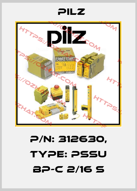 p/n: 312630, Type: PSSu BP-C 2/16 S Pilz
