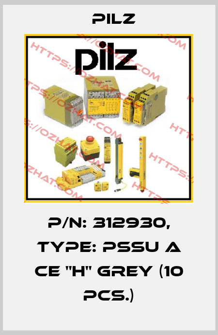 p/n: 312930, Type: PSSu A CE "H" grey (10 pcs.) Pilz