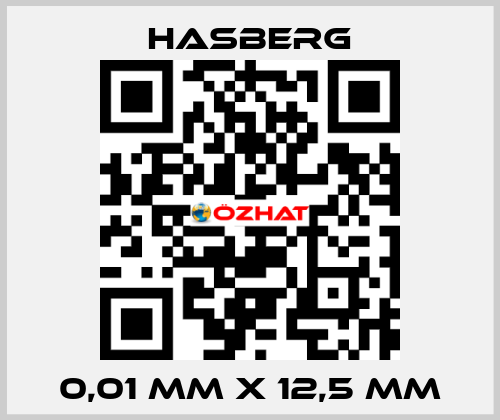 0,01 MM X 12,5 MM  Hasberg