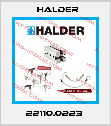 22110.0223  Halder