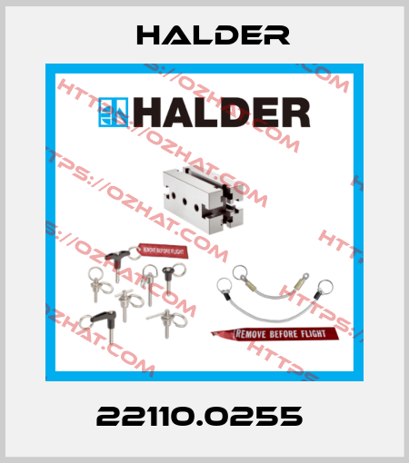 22110.0255  Halder