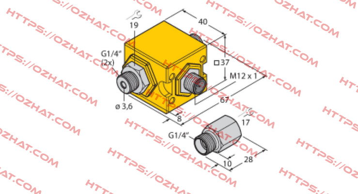 FCIC-G1/4A4P-PL-H1141/1.0 Turck