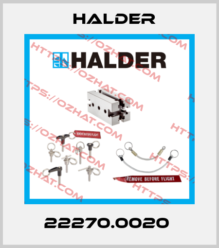 22270.0020  Halder