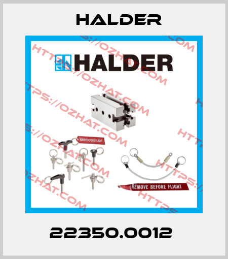 22350.0012  Halder