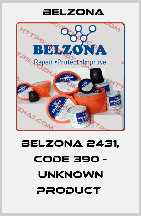 Belzona 2431, code 390 - unknown product  Belzona
