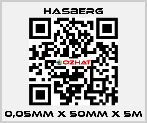 0,05MM X 50MM X 5M Hasberg