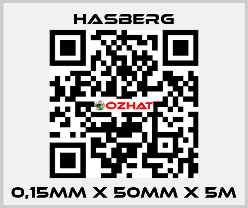 0,15MM X 50MM X 5M Hasberg