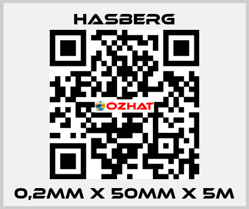 0,2MM X 50MM X 5M Hasberg