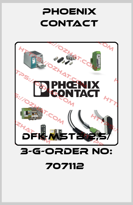 DFK-MSTB 2,5/ 3-G-ORDER NO: 707112  Phoenix Contact