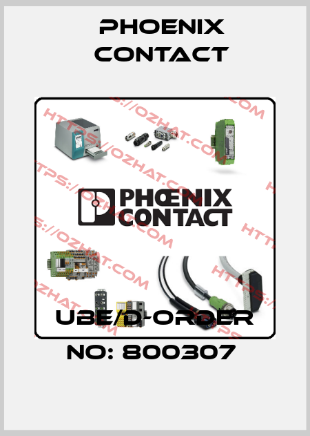 UBE/D-ORDER NO: 800307  Phoenix Contact