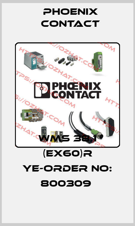 WMS 38,1 (EX60)R YE-ORDER NO: 800309  Phoenix Contact