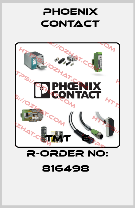 TMT   6 R-ORDER NO: 816498  Phoenix Contact