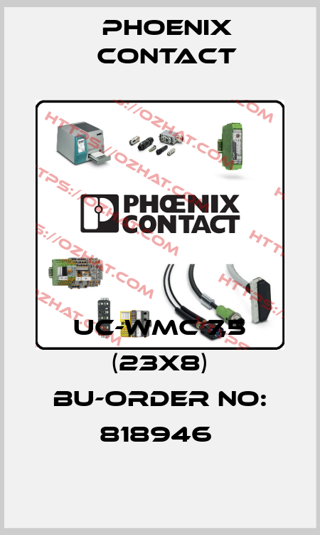 UC-WMC 7,5 (23X8) BU-ORDER NO: 818946  Phoenix Contact