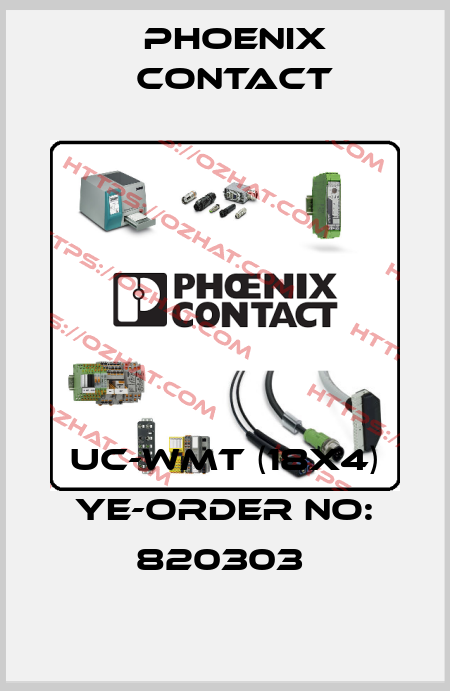 UC-WMT (18X4) YE-ORDER NO: 820303  Phoenix Contact