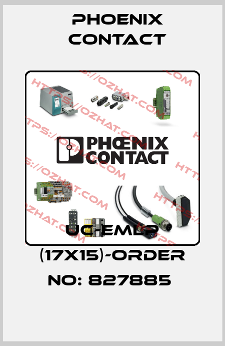UC-EMLP (17X15)-ORDER NO: 827885  Phoenix Contact