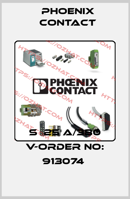 S  25 A/380 V-ORDER NO: 913074  Phoenix Contact