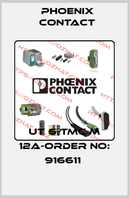 UT 6-TMC M 12A-ORDER NO: 916611  Phoenix Contact