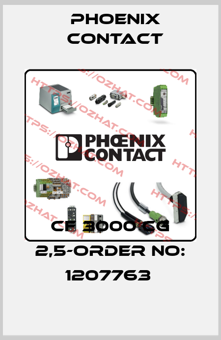 CF 3000 CG 2,5-ORDER NO: 1207763  Phoenix Contact