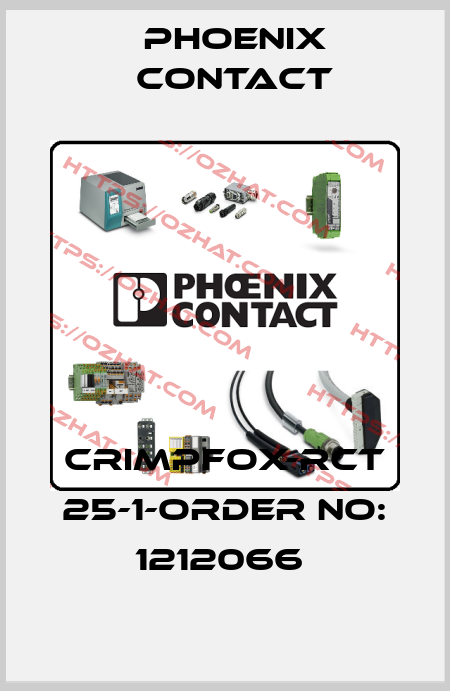 CRIMPFOX-RCT 25-1-ORDER NO: 1212066  Phoenix Contact