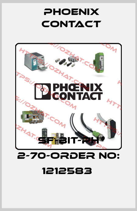 SF-BIT-PH 2-70-ORDER NO: 1212583  Phoenix Contact