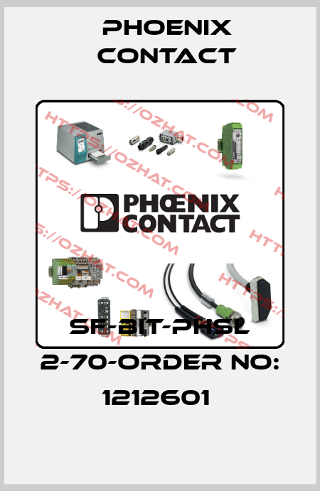 SF-BIT-PHSL 2-70-ORDER NO: 1212601  Phoenix Contact