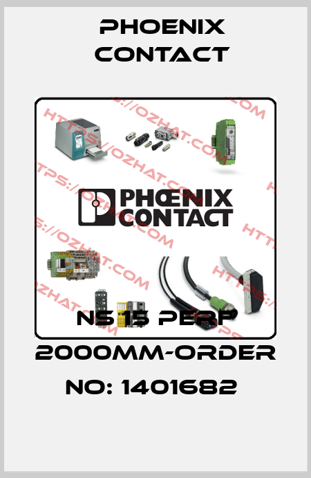 NS 15 PERF 2000MM-ORDER NO: 1401682  Phoenix Contact
