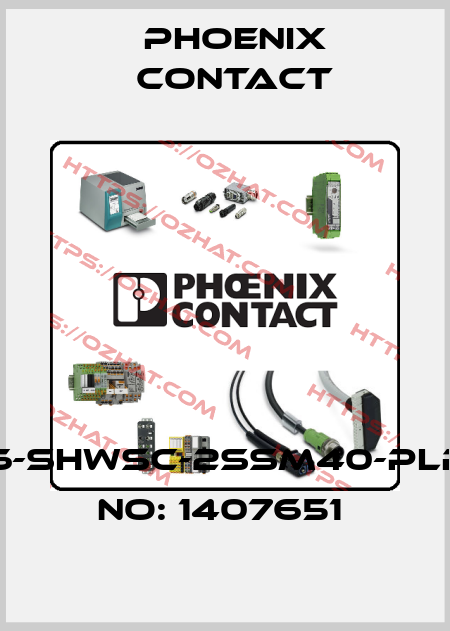 HC-EVO-B16-SHWSC-2SSM40-PLRBK-ORDER NO: 1407651  Phoenix Contact
