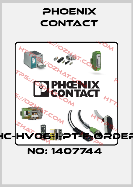 HC-HV06-I-PT-F-ORDER NO: 1407744  Phoenix Contact