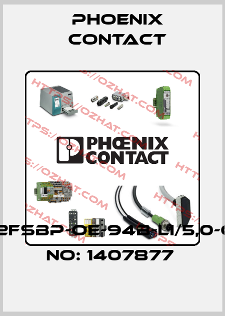 VS-M12FSBP-OE-94B-LI/5,0-ORDER NO: 1407877  Phoenix Contact
