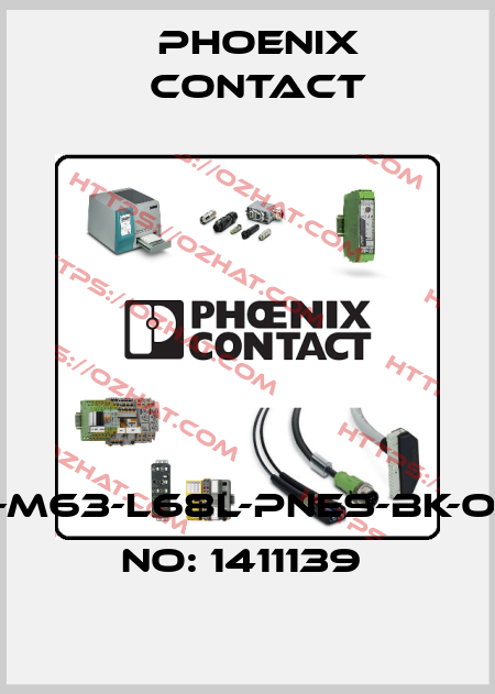 G-INS-M63-L68L-PNES-BK-ORDER NO: 1411139  Phoenix Contact
