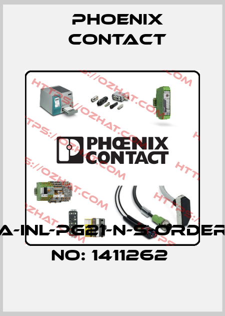 A-INL-PG21-N-S-ORDER NO: 1411262  Phoenix Contact