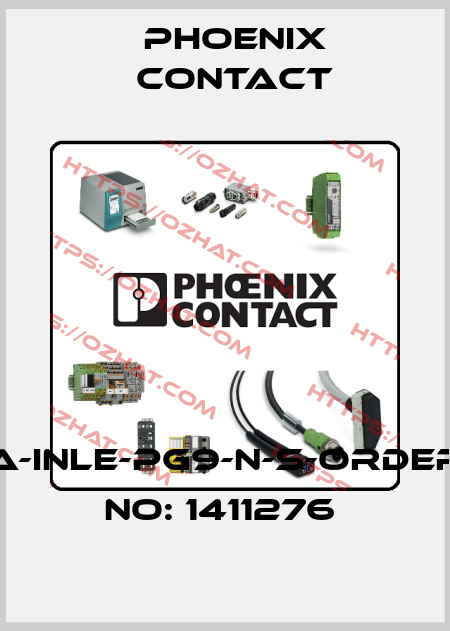 A-INLE-PG9-N-S-ORDER NO: 1411276  Phoenix Contact