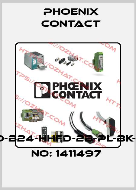HC-EVO-B24-HHFD-2B-PL-BK-ORDER NO: 1411497  Phoenix Contact