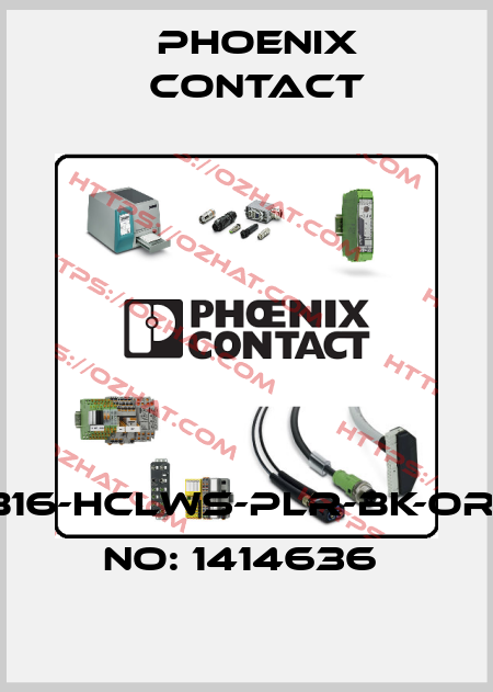 HC-B16-HCLWS-PLR-BK-ORDER NO: 1414636  Phoenix Contact