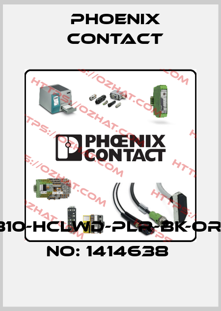 HC-B10-HCLWD-PLR-BK-ORDER NO: 1414638  Phoenix Contact