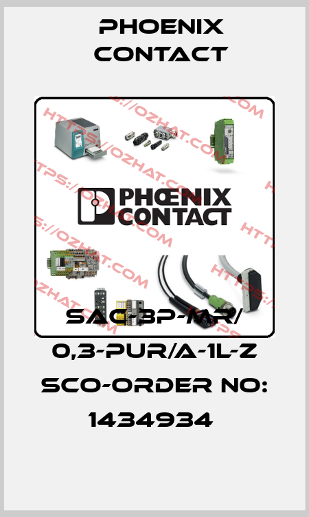 SAC-3P-MR/ 0,3-PUR/A-1L-Z SCO-ORDER NO: 1434934  Phoenix Contact