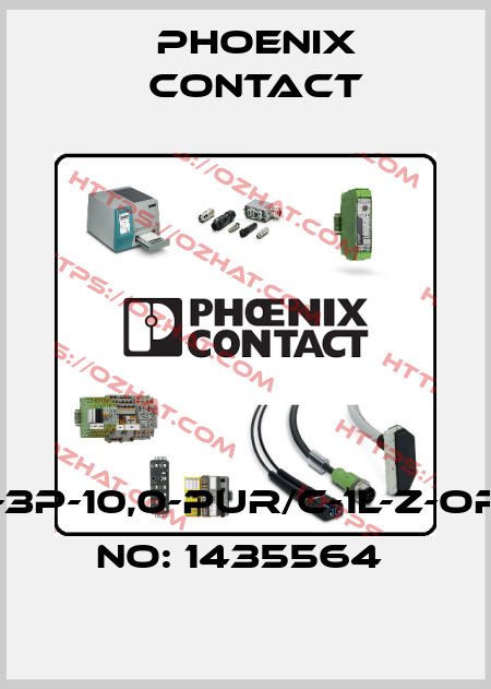 SAC-3P-10,0-PUR/C-1L-Z-ORDER NO: 1435564  Phoenix Contact
