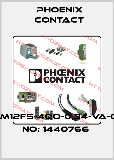 SACC-M12FS-4QO-0,34-VA-ORDER NO: 1440766  Phoenix Contact