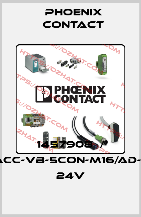 1457908  / SACC-VB-5CON-M16/AD-2L 24V Phoenix Contact