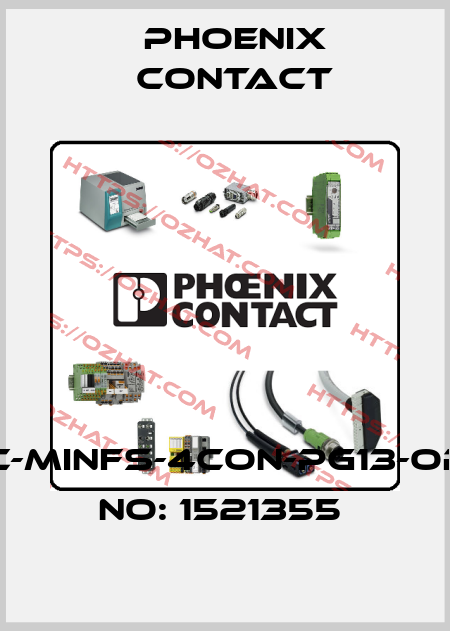 SACC-MINFS-4CON-PG13-ORDER NO: 1521355  Phoenix Contact