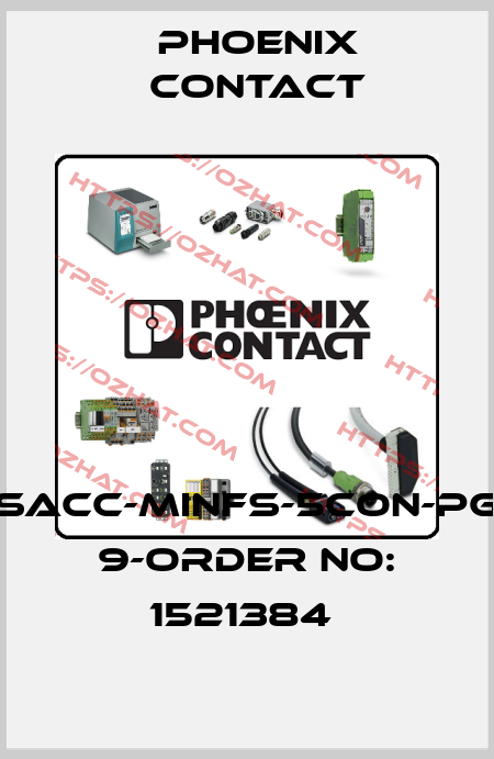 SACC-MINFS-5CON-PG 9-ORDER NO: 1521384  Phoenix Contact