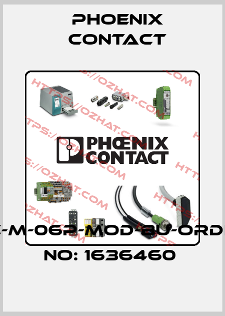 HC-M-06P-MOD-BU-ORDER NO: 1636460  Phoenix Contact