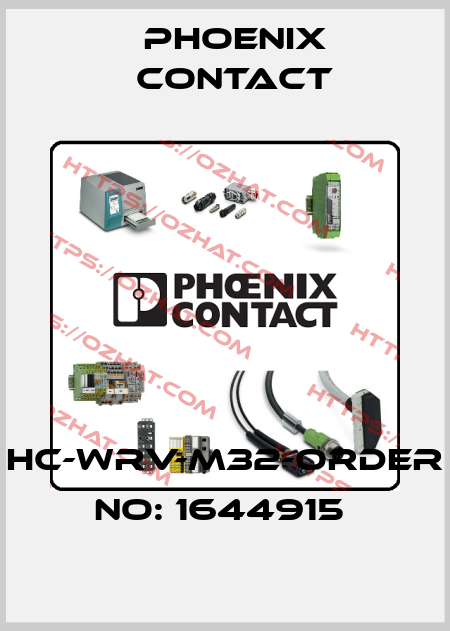 HC-WRV-M32-ORDER NO: 1644915  Phoenix Contact