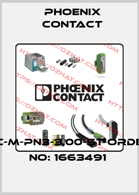 HC-M-PN3-3,00-ST-ORDER NO: 1663491  Phoenix Contact