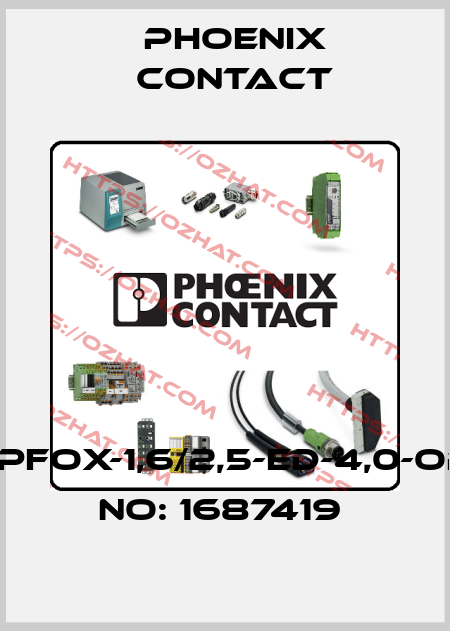 CRIMPFOX-1,6/2,5-ED-4,0-ORDER NO: 1687419  Phoenix Contact
