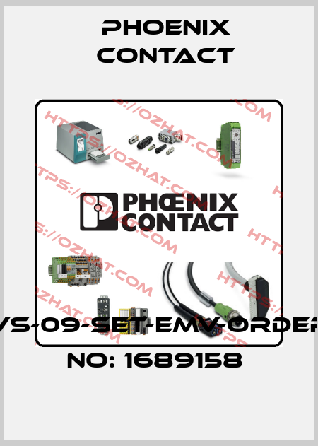 VS-09-SET-EMV-ORDER NO: 1689158  Phoenix Contact