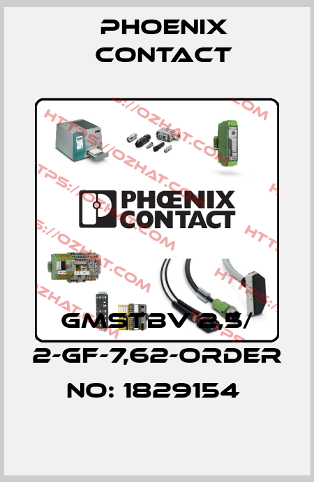 GMSTBV 2,5/ 2-GF-7,62-ORDER NO: 1829154  Phoenix Contact