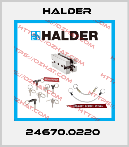 24670.0220  Halder