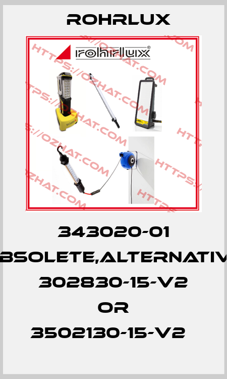 343020-01 obsolete,alternative 302830-15-V2 or 3502130-15-V2   Rohrlux