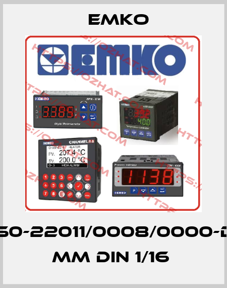 ESM-4450-22011/0008/0000-D:48x48 mm DIN 1/16  EMKO